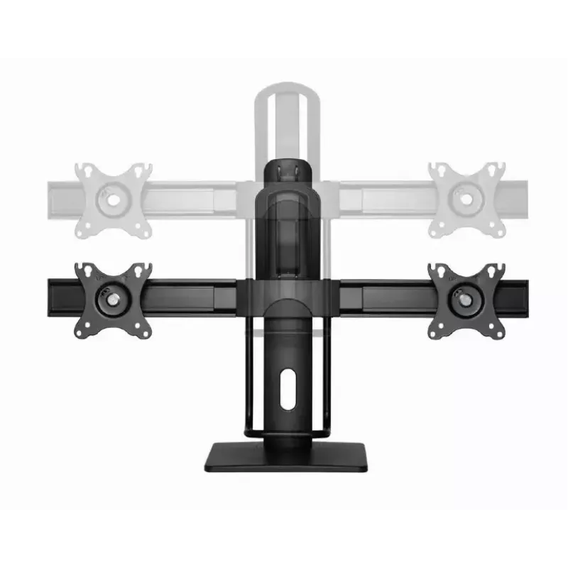 Supporto per monitor Gembird MS-D2-01 27 pollici nero da appoggio