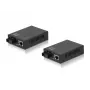 Set convertitore di media LevelOne RJ45 a SC BIDI Fast Ethernet, fibra ottica monomodale, 20 km