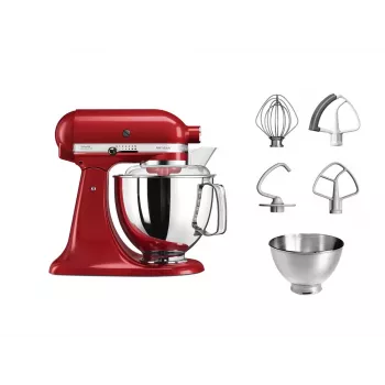 Robot da cucina KitchenAid Artisan 5KSM175PS — 300 W, 4,8 l ciotola in acciaio inox, rosso