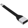 Techly ICOC-USBC-DP12 Adattatore cavo video 0,131 m USB Type-C DisplayPort nero