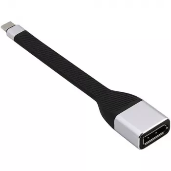 Techly ICOC-USBC-DP12 Adattatore cavo video 0,131 m USB Type-C DisplayPort nero
