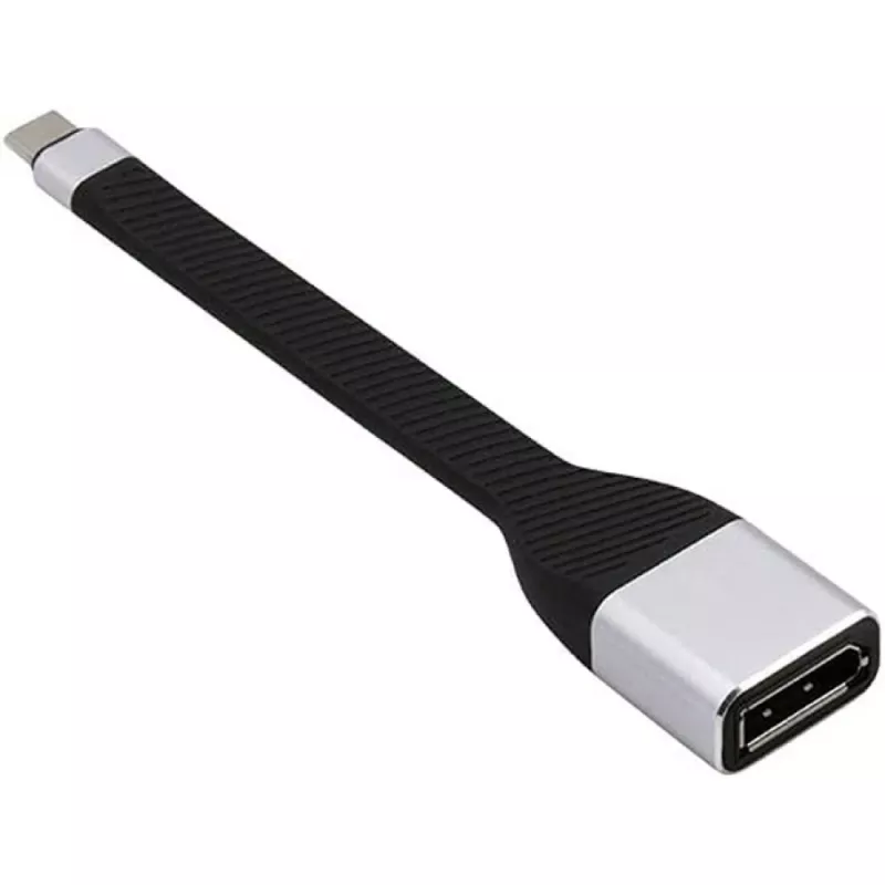 Techly ICOC-USBC-DP12 Adattatore cavo video 0,131 m USB Type-C DisplayPort nero