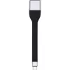Techly ICOC-USBC-DP12 Adattatore cavo video 0,131 m USB Type-C DisplayPort nero