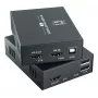 Kit di estensione AV (trasmettitore e ricevitore) LEVELONE HVE-8111, 3840x2160, Cat6, USB-A/USB-B, DC 12V (2 pezzi)