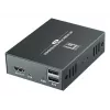 Kit di estensione AV (trasmettitore e ricevitore) LEVELONE HVE-8111, 3840x2160, Cat6, USB-A/USB-B, DC 12V (2 pezzi)
