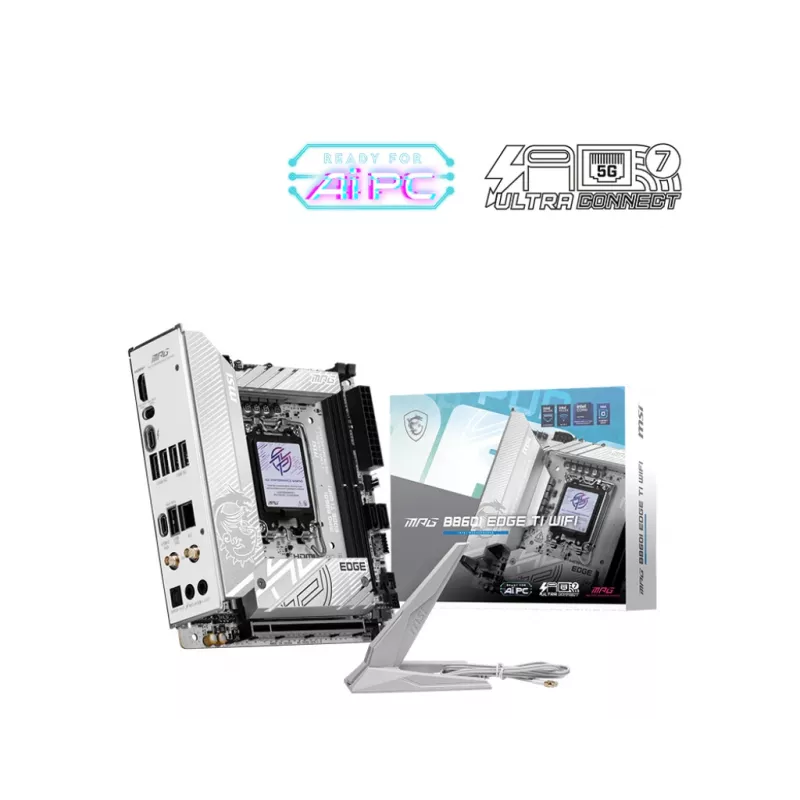 MSI MPG B860I EDGE TI WIFI scheda madre Intel B860 LGA 1851 (Socket V1) Mini-ITX