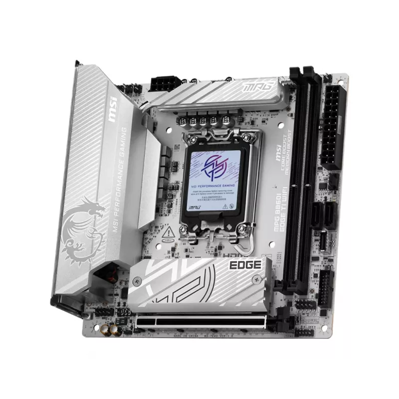 MSI MPG B860I EDGE TI WIFI scheda madre Intel B860 LGA 1851 (Socket V1) Mini-ITX