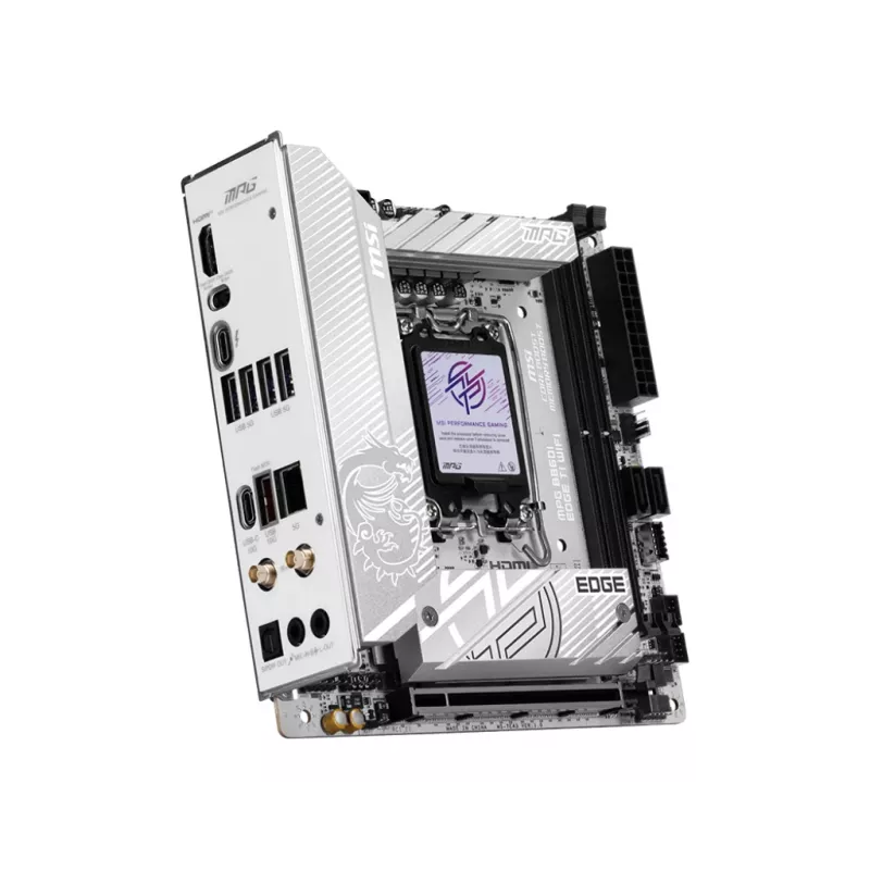 MSI MPG B860I EDGE TI WIFI scheda madre Intel B860 LGA 1851 (Socket V1) Mini-ITX