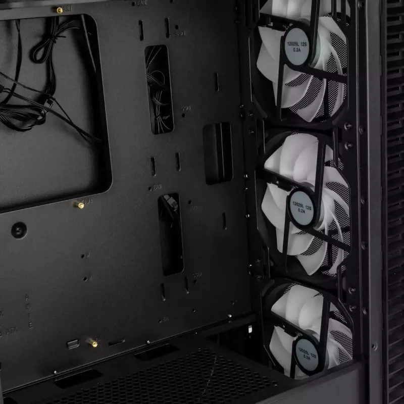 Case PC Kolink OBSERVATORY HF MB Midi Tower nero