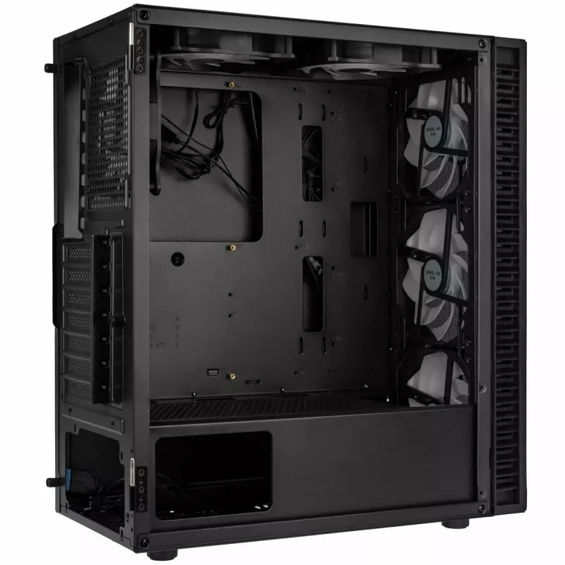 Case PC Kolink OBSERVATORY HF MB Midi Tower nero