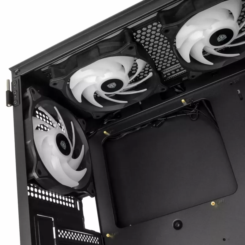 Case PC Kolink OBSERVATORY HF MB Midi Tower nero