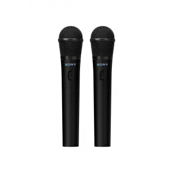 Microfono per karaoke Sony UOULTMIC1 — wireless RF, USB-C, unidirezionale, 50–15000 Hz, batteria ricaricabile fino a 20 ore, nero