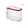 Rotho Loft contenitore per snack, 2,1 l