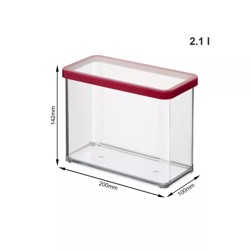 Rotho Loft contenitore per snack, 2,1 l