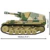 Cobi Mattoncini SD.KFZ.124 Wespe kit di montaggio, 860 mattoncini