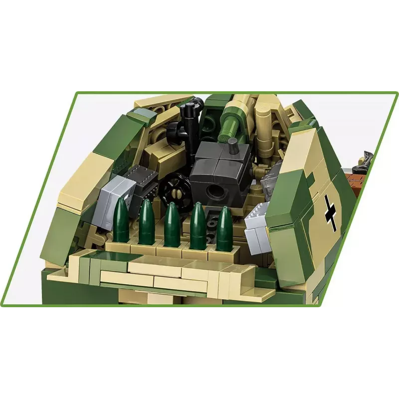 Cobi Mattoncini SD.KFZ.124 Wespe kit di montaggio, 860 mattoncini