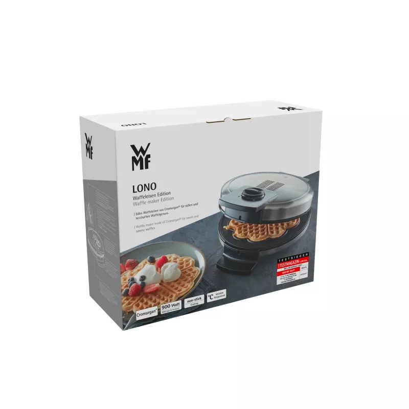 WMF Lono 04.1521.0011 macchina per waffle 5 waffle 900 W nero, cromo