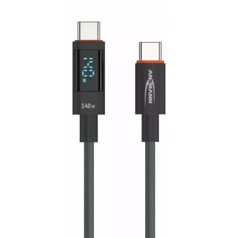 Cavo USB Ansmann 1700-0176 USB 2.0 1,2m USB C antracite