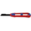 Taglierino a lama spezzabile Knipex CutiX® nero blu rosso