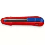 Taglierino a lama spezzabile Knipex CutiX® nero blu rosso