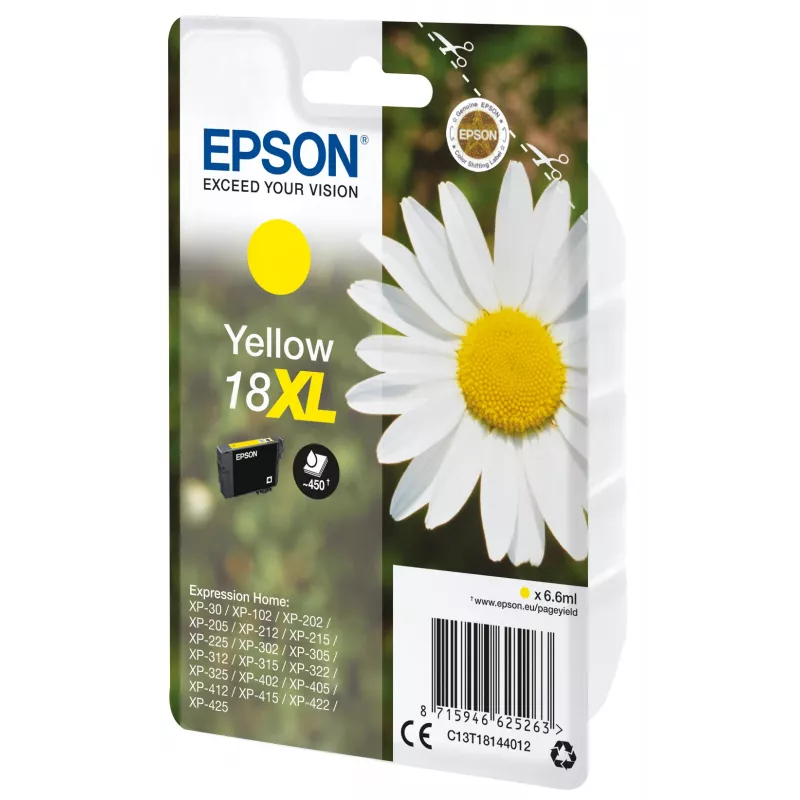 Cartuccia Epson 18XL giallo 450 pagine inchiostro C13T18144012