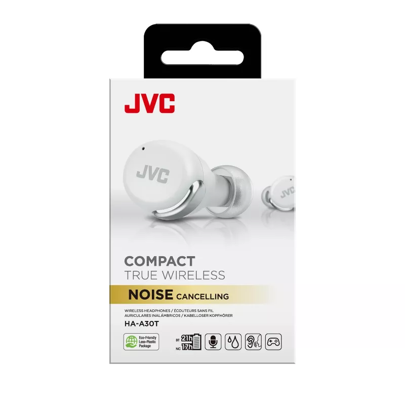 Cuffie JVC Active Noise Cancelling TWS bianco