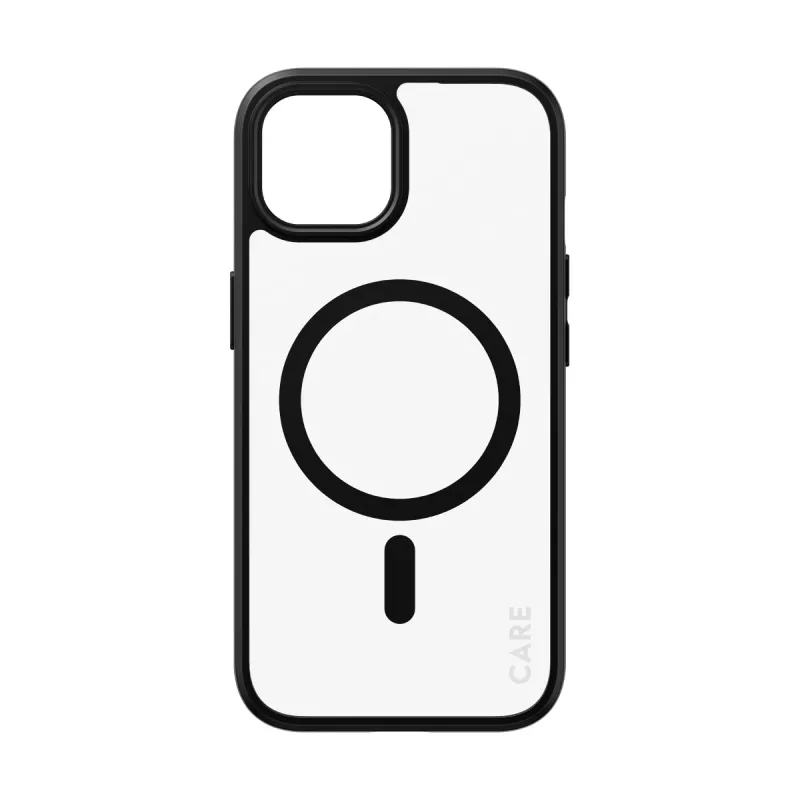 Custodia PanzerGlass CARE by Flagship trasparente Urban Combat nero MagSafe iPhone 15