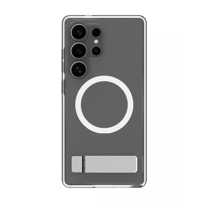 dbramante1928 Iceland Pro Qi2 Kick IMSUCL006464 custodia per Samsung Galaxy S25 Ultra, plastica, trasparente come il ghiaccio