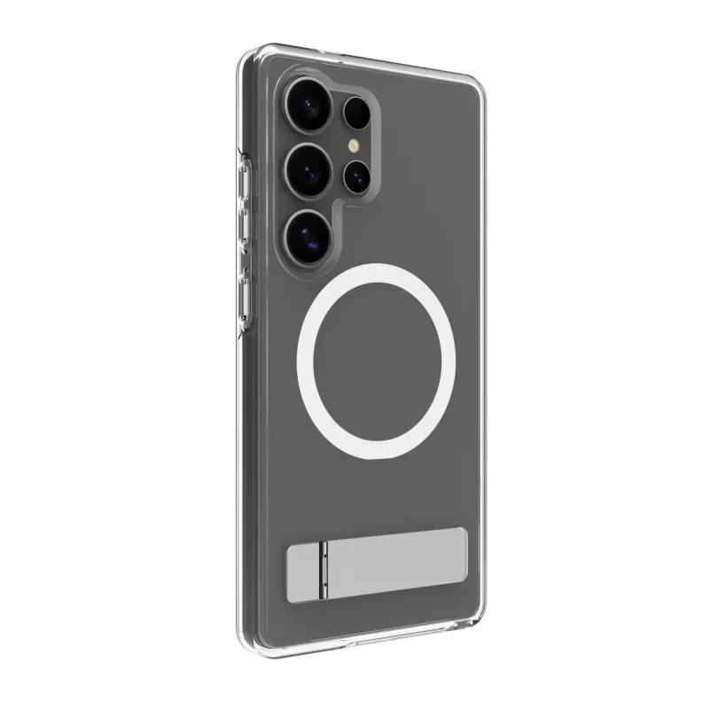dbramante1928 Iceland Pro Qi2 Kick IMSUCL006464 custodia per Samsung Galaxy S25 Ultra, plastica, trasparente come il ghiaccio