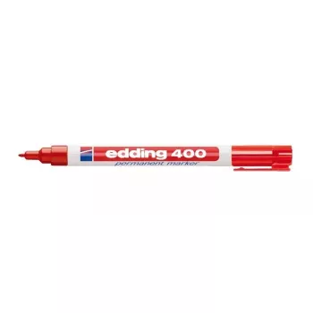 Pennarello permanente Edding 400 rosso