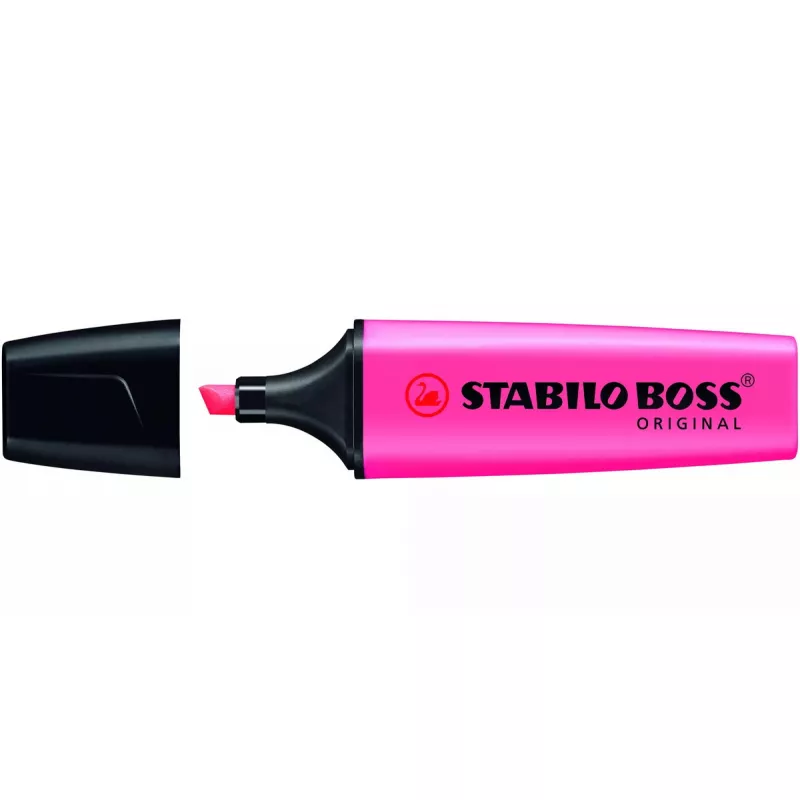 Evidenziatore STABILO BOSS Original punta a scalpello rosa
