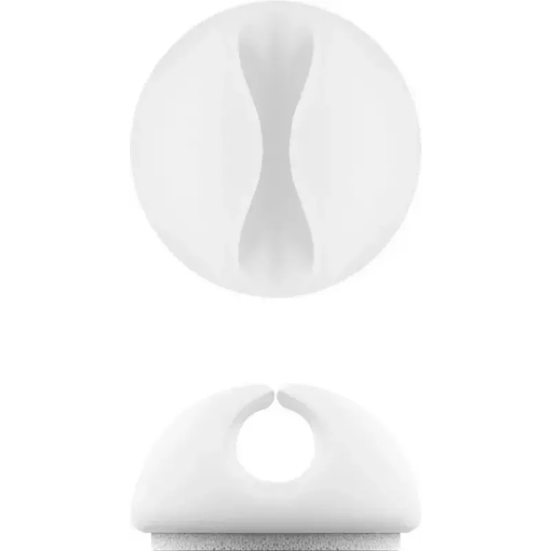 Fermacavi Goobay 95183 bianco 5 pz. universale