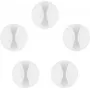 Fermacavi Goobay 95183 bianco 5 pz. universale