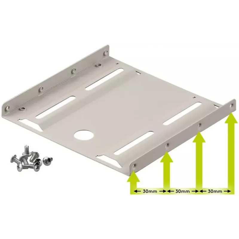 Supporto di montaggio HDD Goobay 2,5 pollici su 3,5 pollici 94343