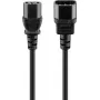 Prolunga C13 femmina C14 maschio 0,5 m nero Goobay