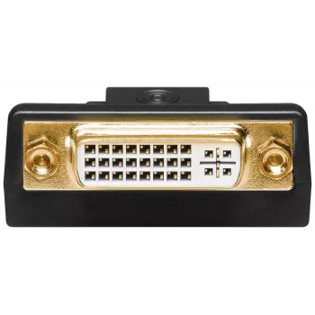 Adattatore DisplayPort/DVI-D Goobay 1.1 placcato oro nero