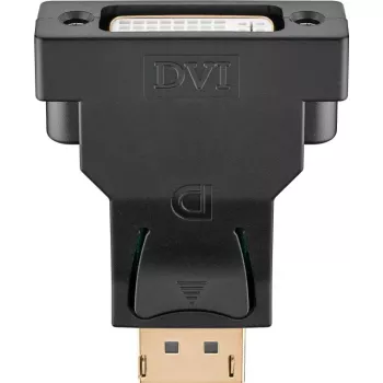 Adattatore DisplayPort/DVI-D Goobay 1.1 placcato oro nero