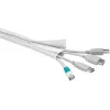 Guaina per cavo Goobay 51918 bianca 1,8 m
