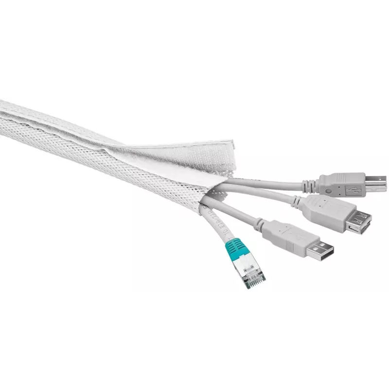 Guaina per cavo Goobay 51918 bianca 1,8 m