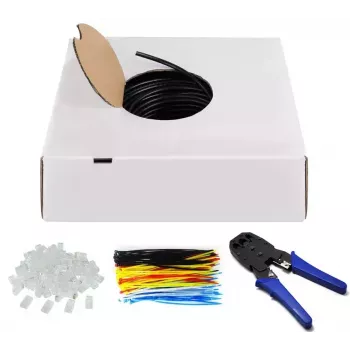 Cavo di rete Goobay 94399 U/UTP Cat6 305 m nero