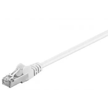 Cavo patch Goobay CAT 5e F/UTP bianco 3 m