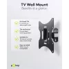 Goobay TV EasyFlex M Supporto a parete inclinabile, nero (51893)