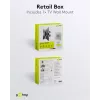 Goobay TV EasyFlex M Supporto a parete inclinabile, nero (51893)