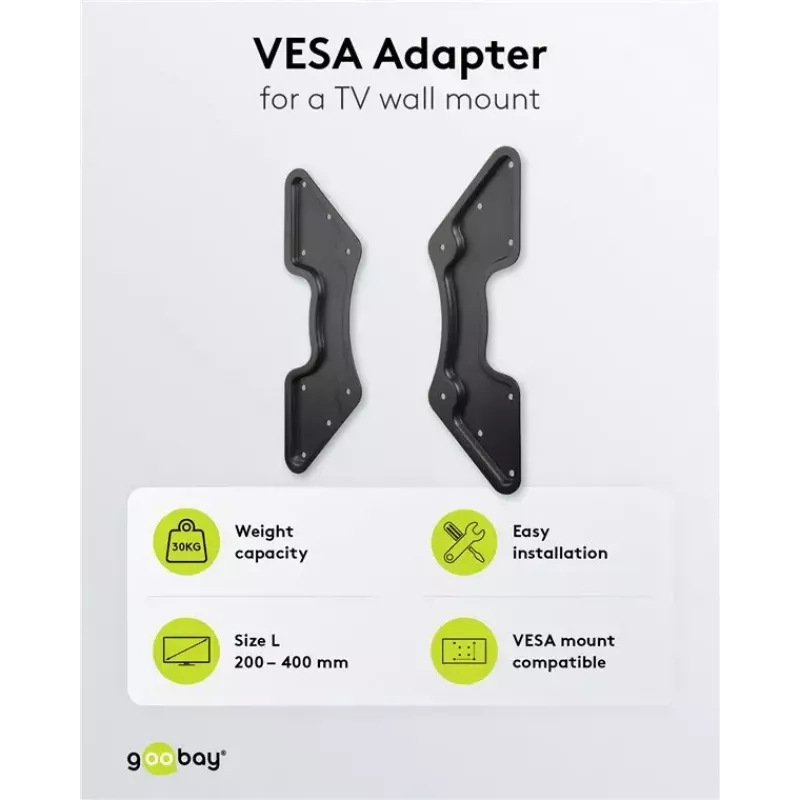 Adattatore VESA per supporto da parete TV Goobay 60134