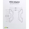 Adattatore VESA per supporto da parete TV Goobay 60134