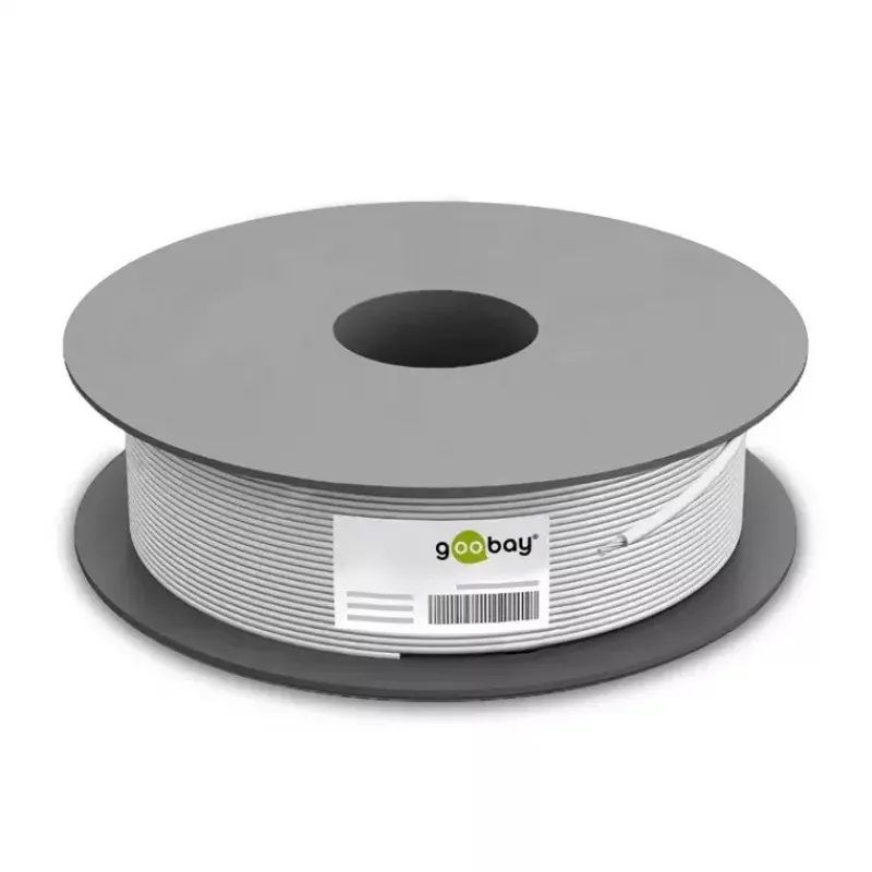Goobay CAT 6 U/UTP Cavo di rete 94965, 100 m, bianco