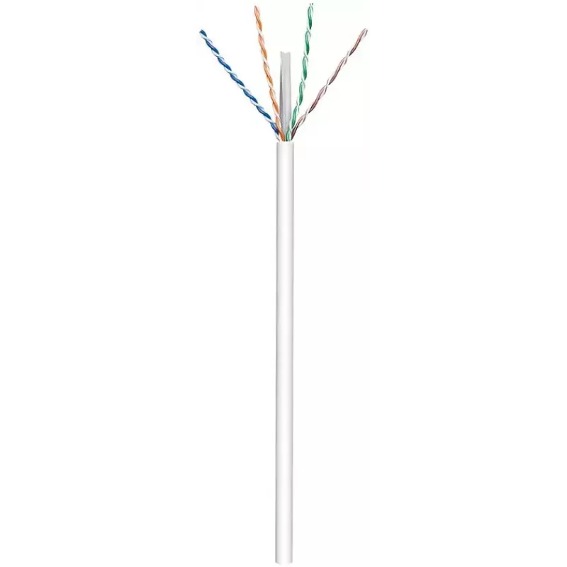 Goobay CAT 6 U/UTP Cavo di rete 94965, 100 m, bianco