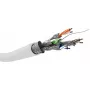 Cavo di rete Goobay CAT 6 S/FTP PiMF bianco 100m