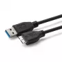 Goobay USB 3.0 SuperSpeed Cavo, da USB-A a Micro-USB B, 3 m, nero