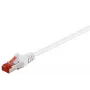 Cavo di rete Goobay 95471 RJ-45 Cat6 0,5 m bianco